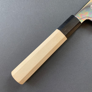 Kiritsuke Gyuto Knife, Shirogami 2 with iron cladding, mirror polished finish, Choyo range - Sakai Kikumori