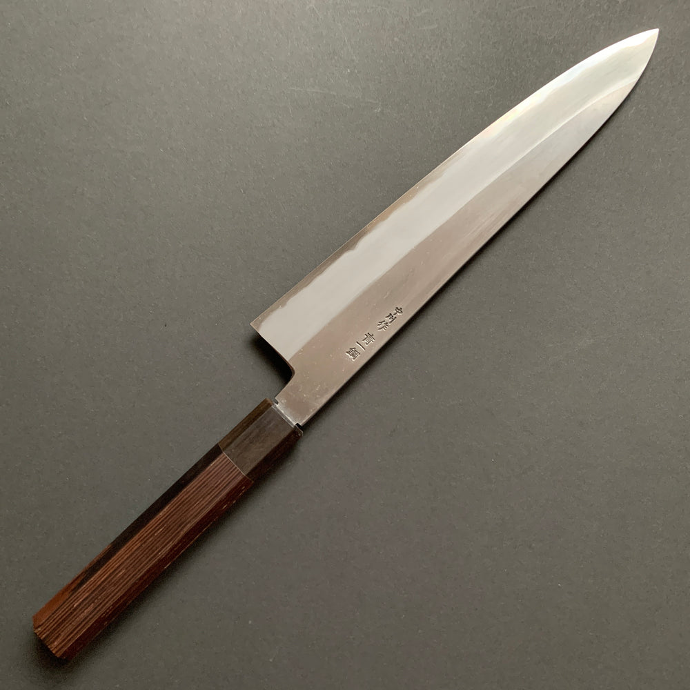 Gyuto knife, Aogami 1 carbon steel, Kasumi finish - Nakagawa Hamono
