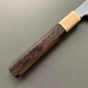 
            
                Load image into Gallery viewer, Kiritsuke Yanagiba knife, Aogami 2 Carbon Steel, Twist Damascus finish - Nigara
            
        