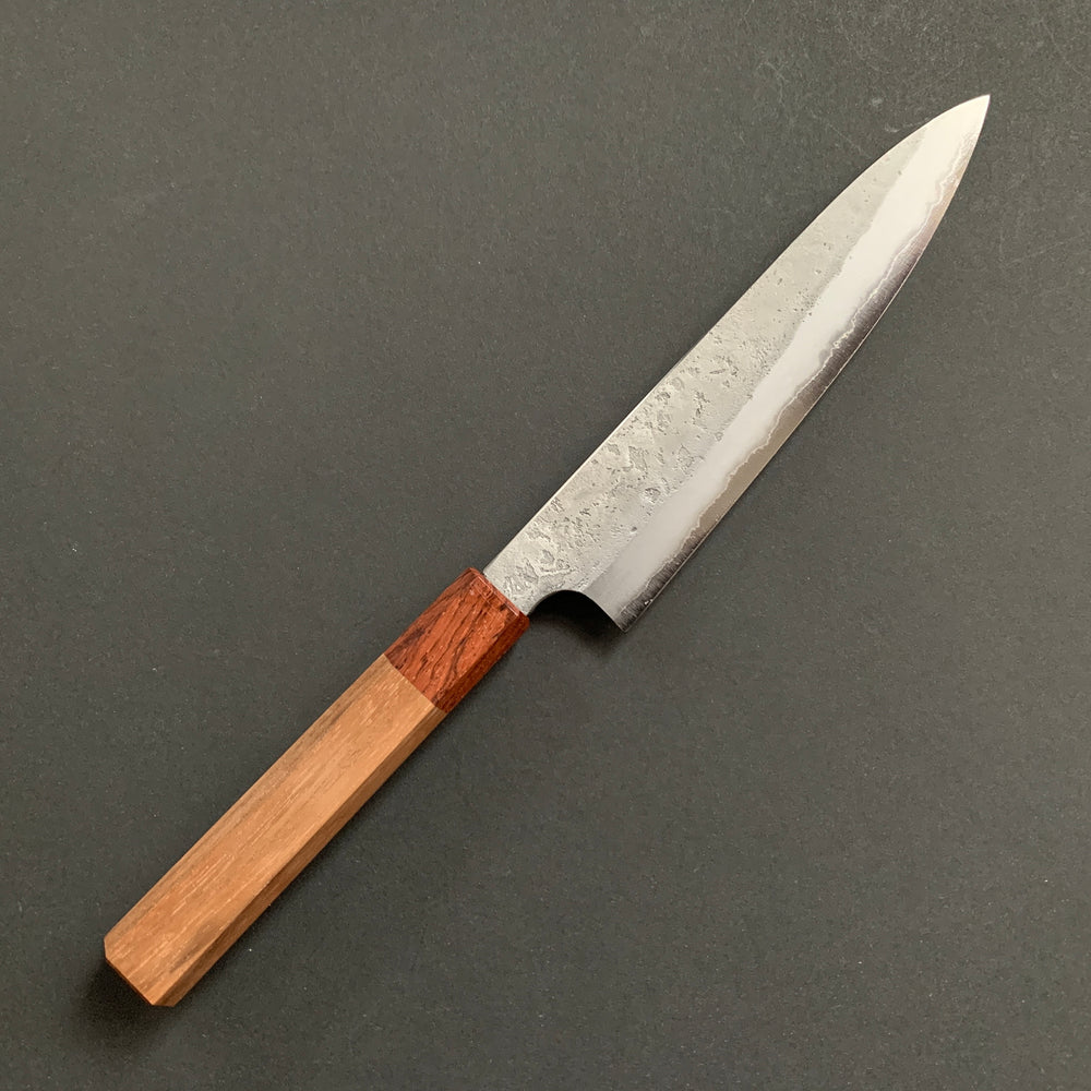 Petty knife, Aogami 2, stainless steel clad, Nashiji finish - Matsubara