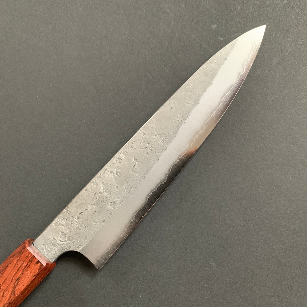 Petty knife, Aogami 2, stainless steel clad, Nashiji finish - Matsubara