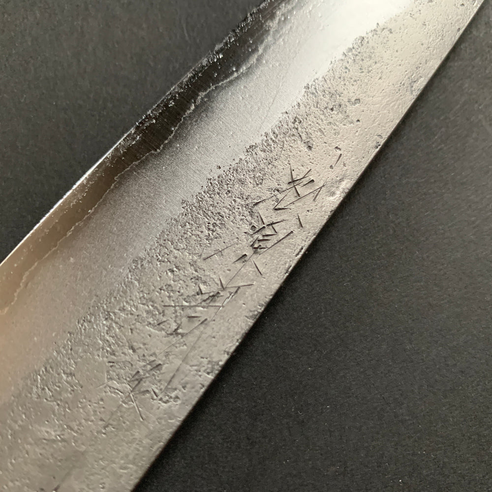 Petty knife, Aogami 2, stainless steel clad, Nashiji finish - Matsubara