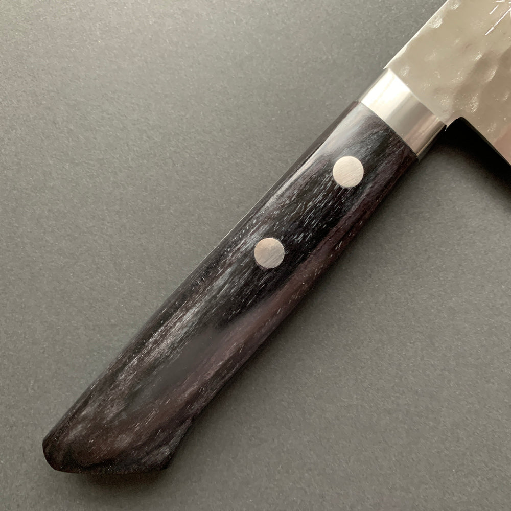 Santoku knife, VG10, damascus and tsuchime finish - Masutani