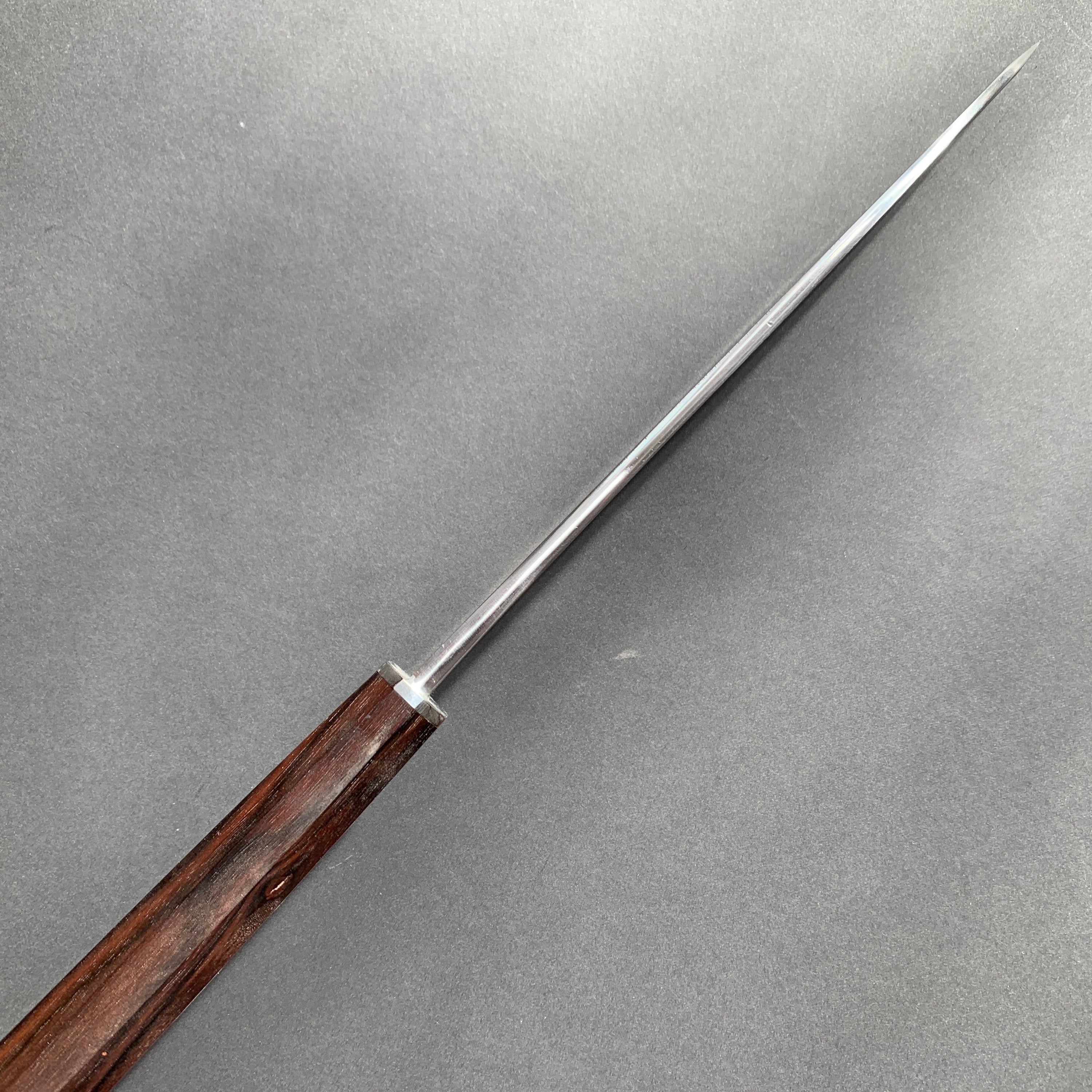 Gyuto knife, Aogami 2 with Iron cladding, Damascus finish - Matsubara