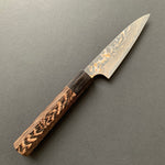 Petty knife, VG10 Stainless Steel, Coloured Damascus finish - Saji