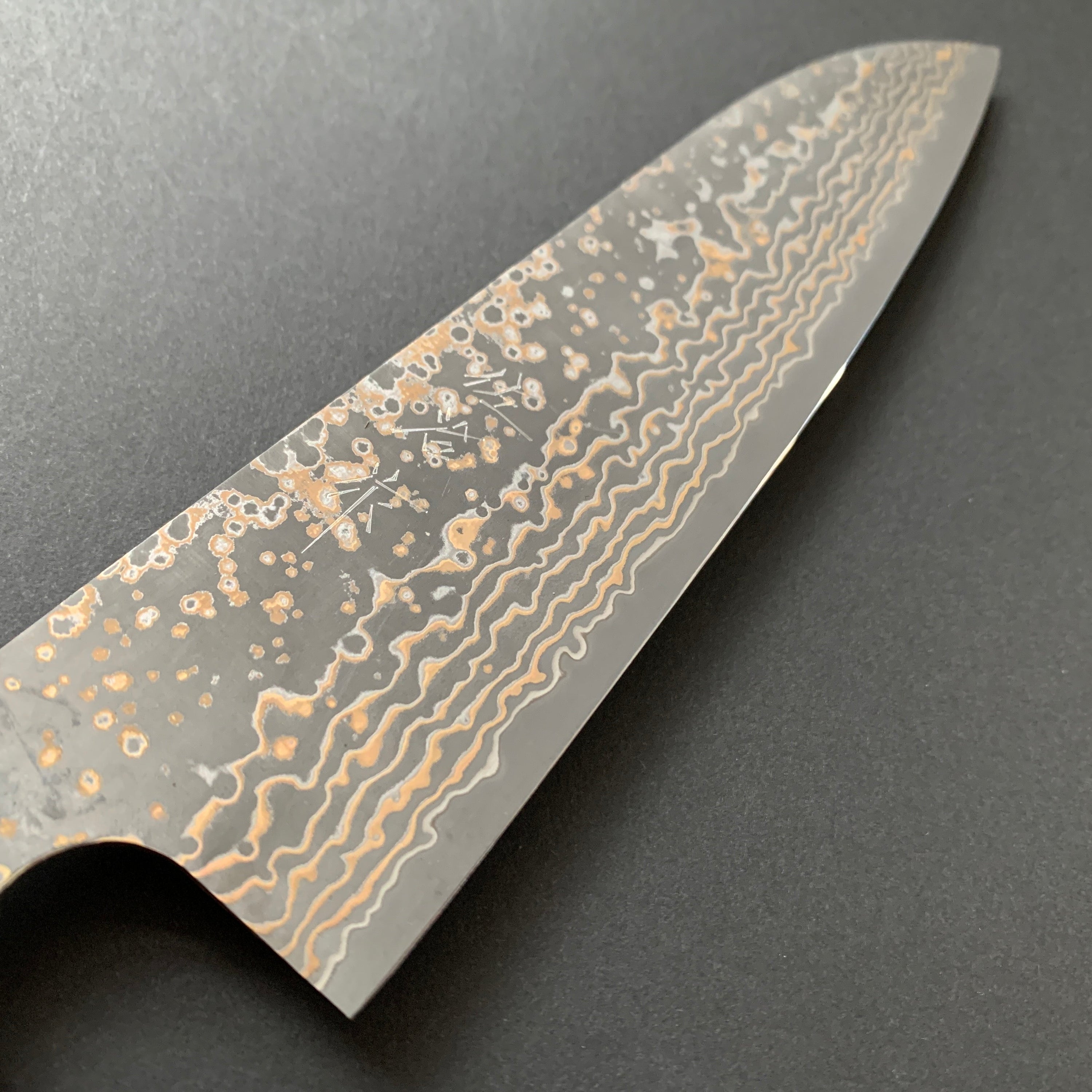Gyuto knife, VG10 Stainless Steel, Coloured Damascus finish - Saji