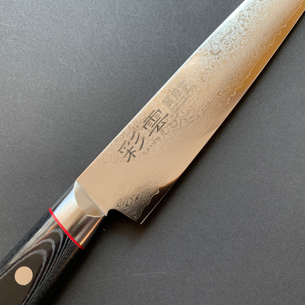 Sujihiki knife, VG10 stainless steel, damascus finish - Kanetsugu