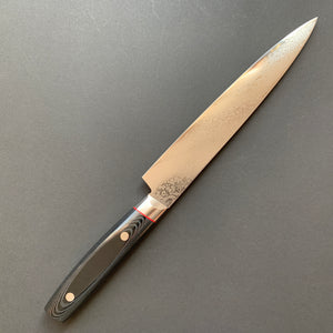 Sujihiki knife, VG10 stainless steel, damascus finish - Kanetsugu