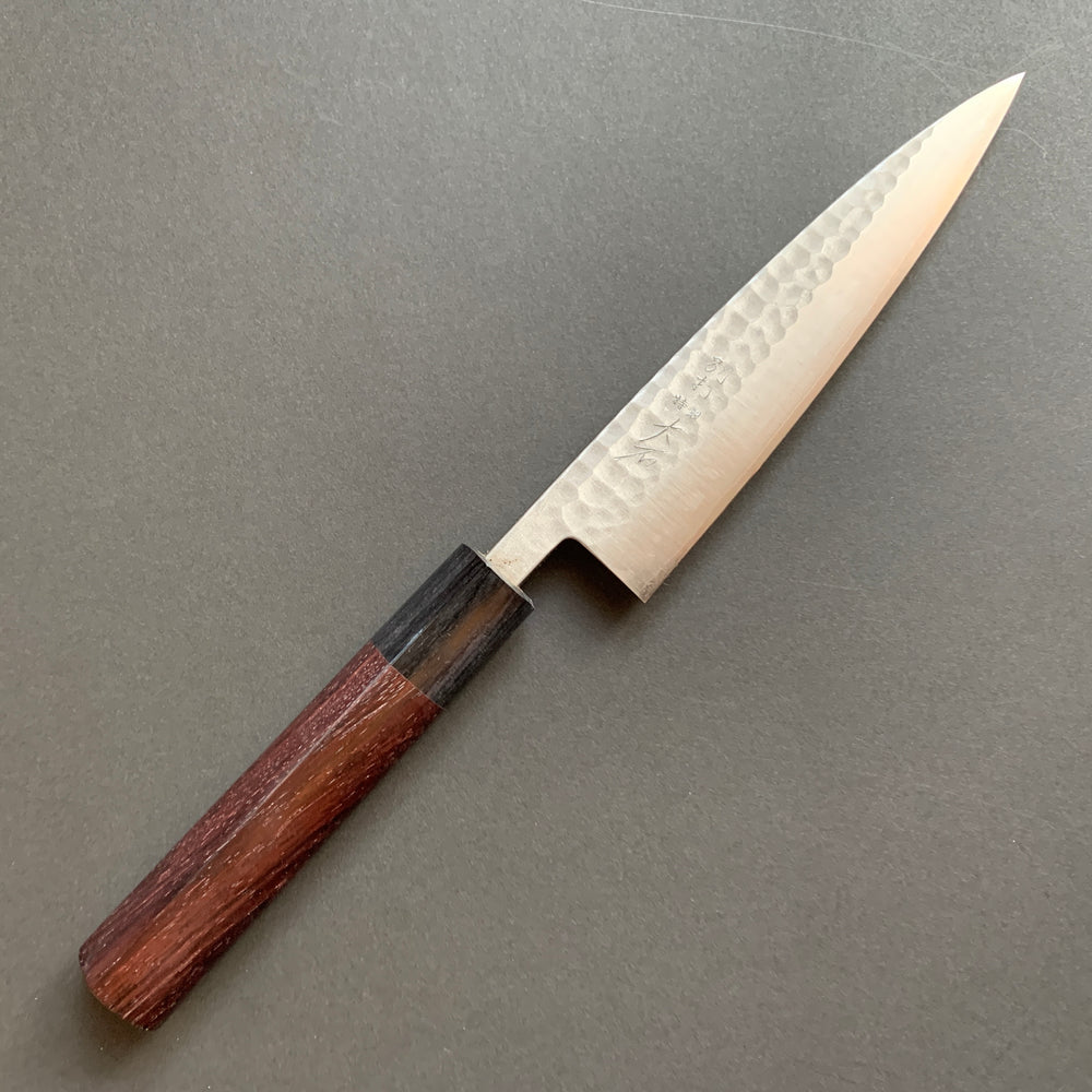 Petty knife, SLD core with stainless steel cladding, tsuchime Finish - Ohishi