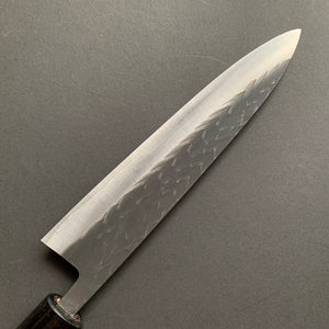 
            
                Load image into Gallery viewer, Gyuto knife, SLD core with stainless steel cladding, Tsuchime and Kurouchi Finish - Ohishi
            
        