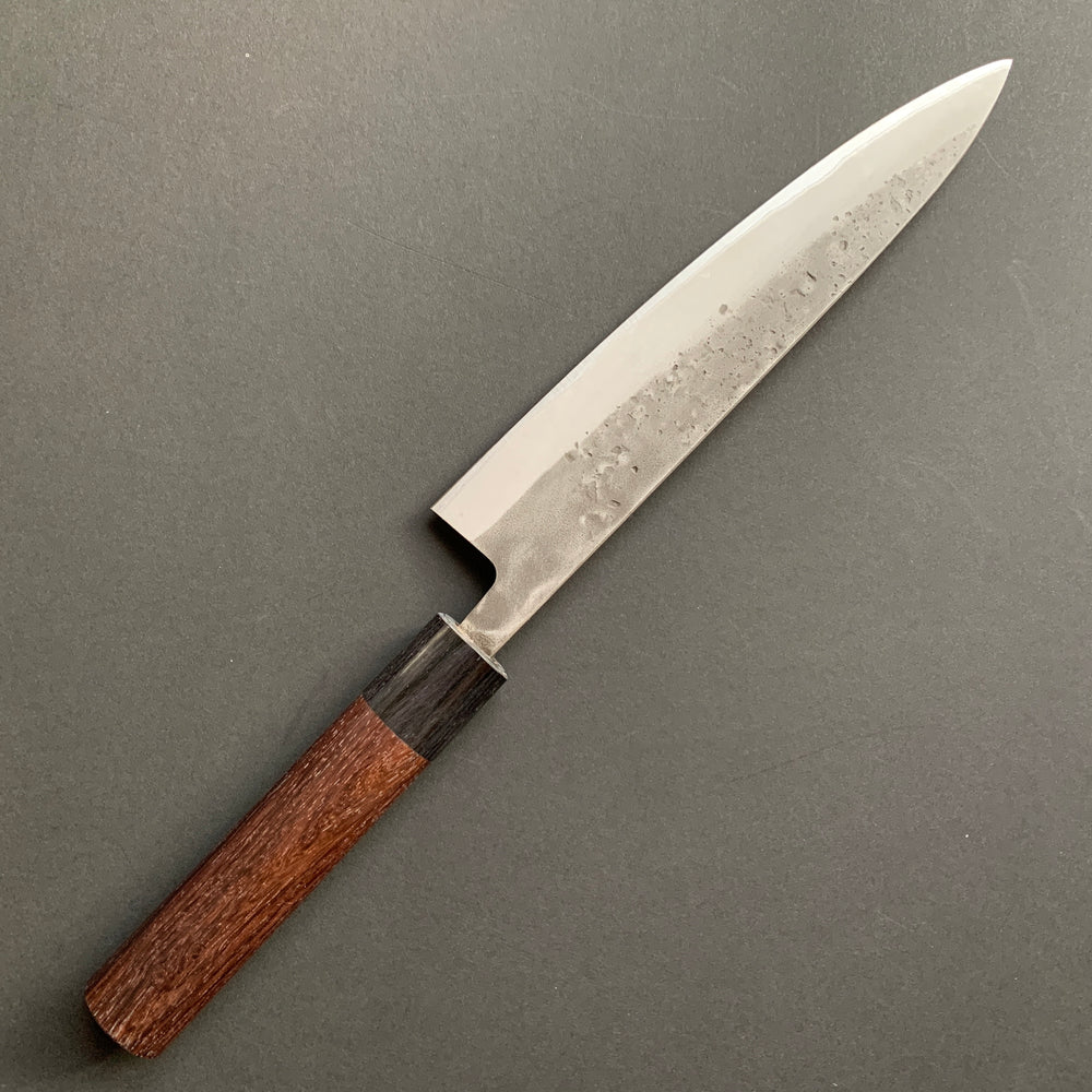 Gyuto knife, Aogami 2 core with stainless steel cladding, Nashiji finish - Ohishi
