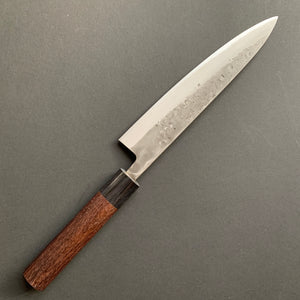 Gyuto knife, Aogami 2 core with stainless steel cladding, Nashiji finish - Ohishi