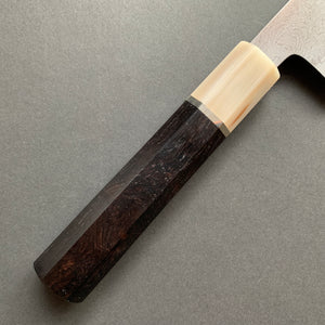 
            
                Load image into Gallery viewer, Gyuto knife, Shirogami 1 core, iron clad, Damascus finish - Yoshikazu Tanaka
            
        