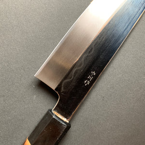 Santoku knife, Shirogami 3 Honyaki, Polished finish - Nakagawa Hamono