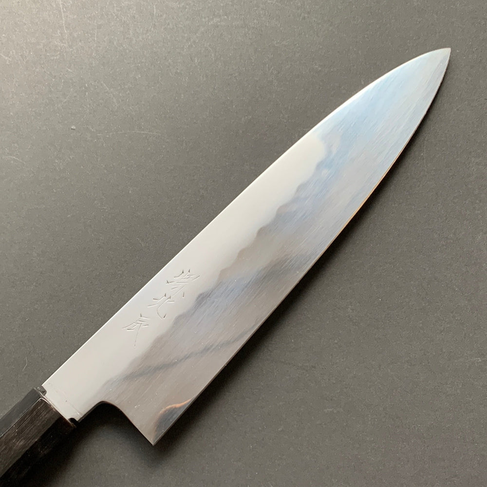 Honyaki Gyuto knife, Shirogami 3 Carbon steel, mirror polish finish - Ikeda