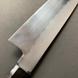 
            
                Load image into Gallery viewer, Honyaki Gyuto knife, Shirogami 3 Carbon steel, mirror polish finish - Ikeda
            
        