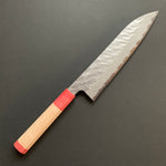 Gyuto knife, VG10 stainless steel, Tsuchime Damascus finish - Nigara