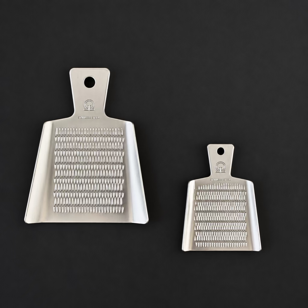 Mini oroshigane metal graters - medium + small