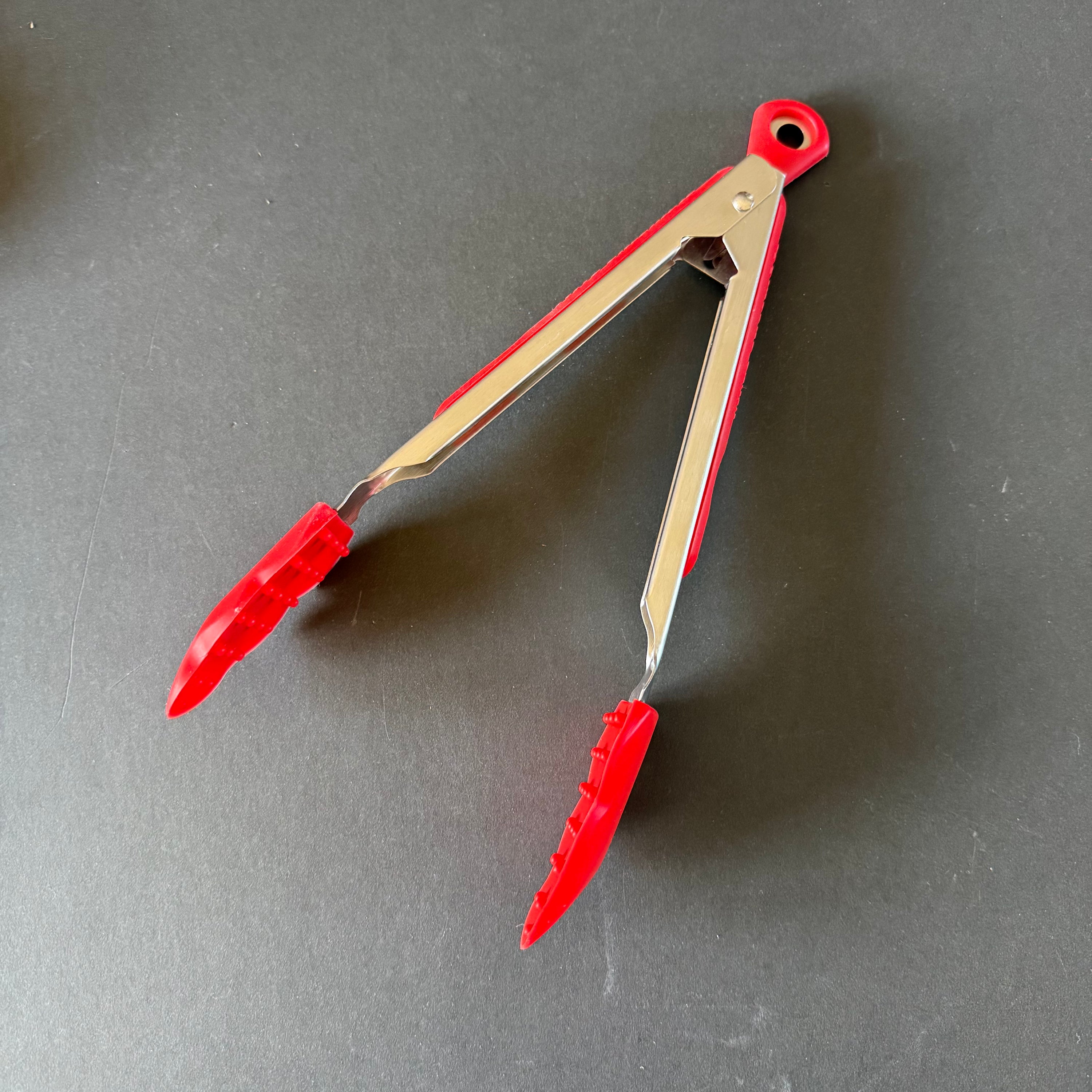 Red Silicon tongs - mini / large