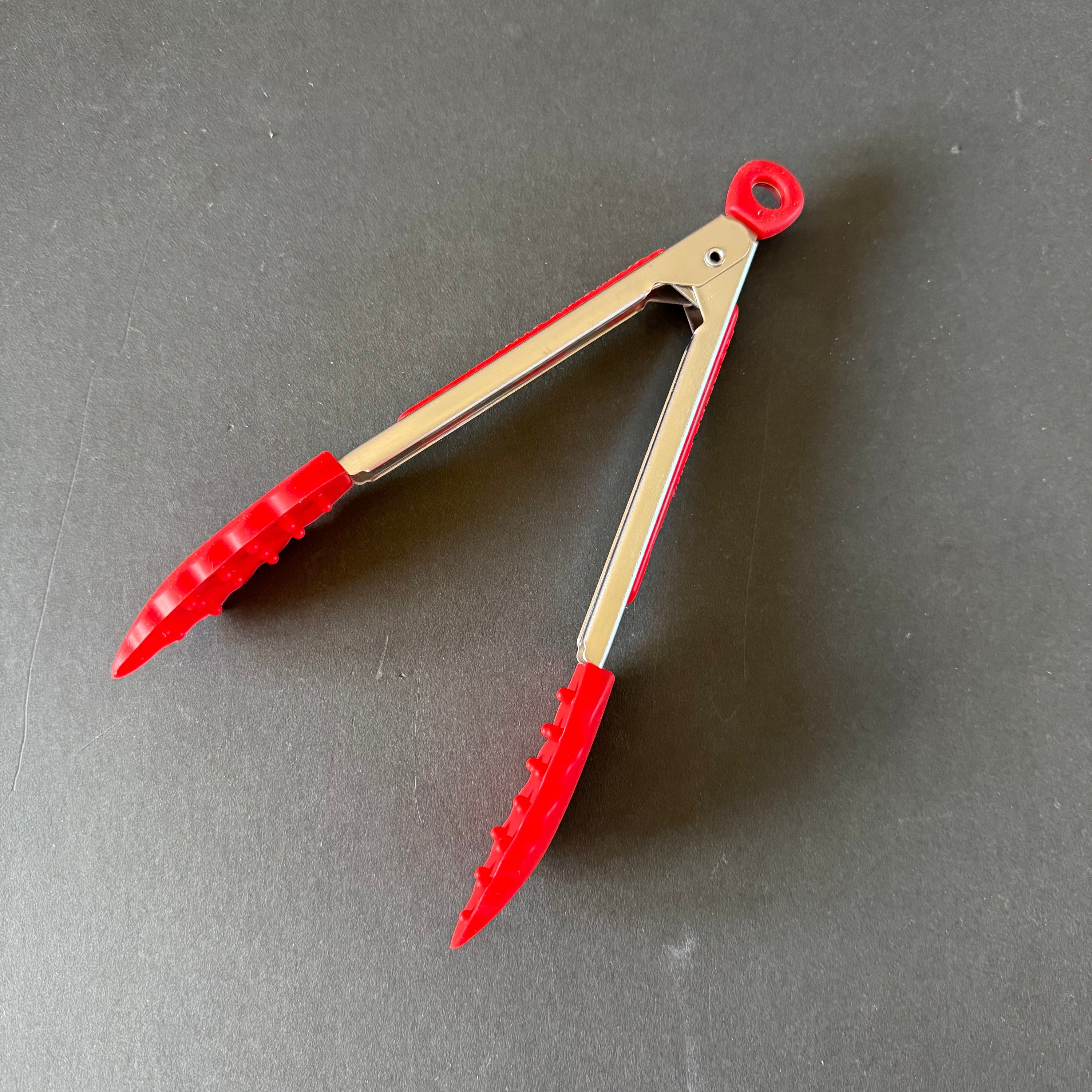 Red Silicon tongs - mini / large
