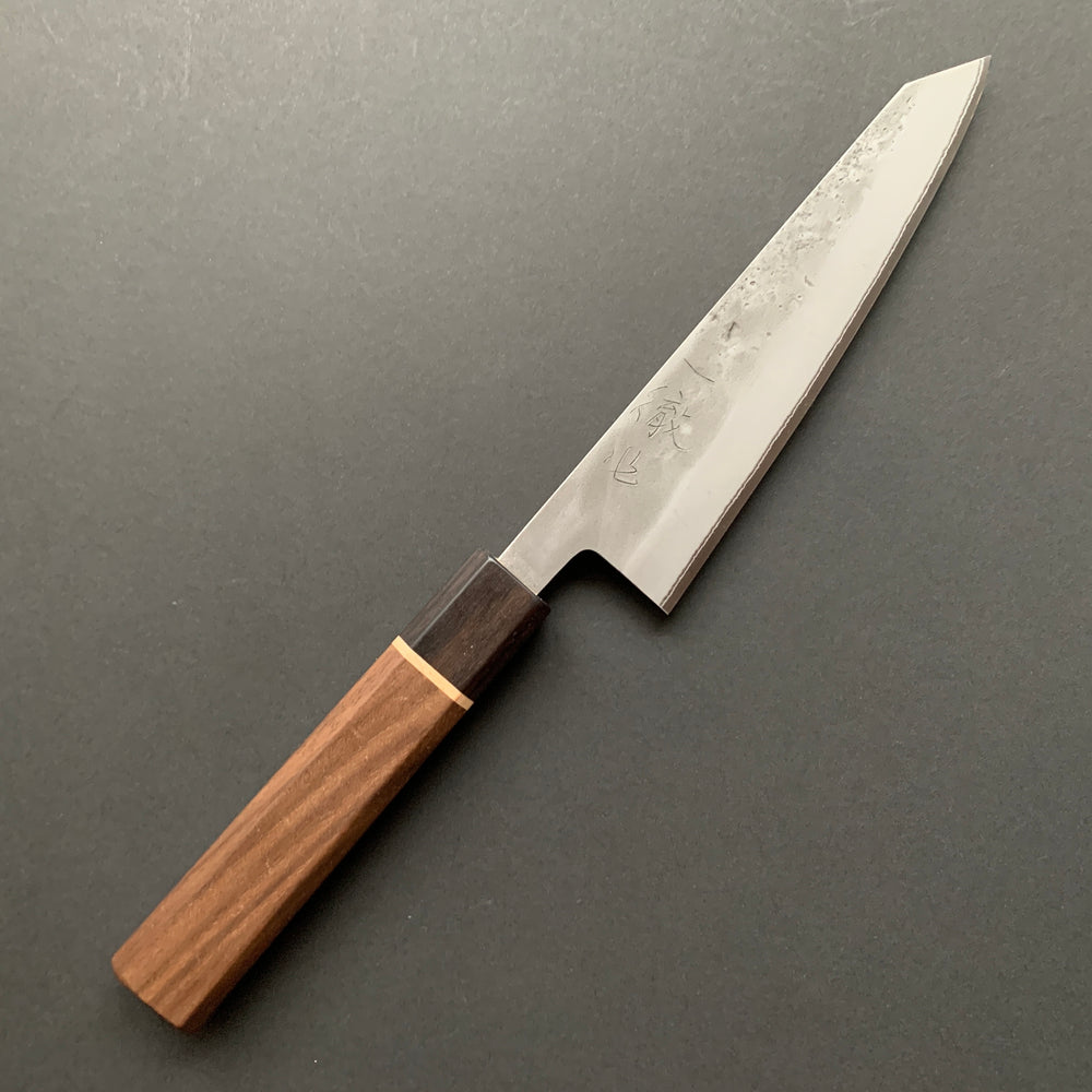 Honesuki knife, Aogami 2 with stainless steel cladding, nashiji finish - Ittetsu