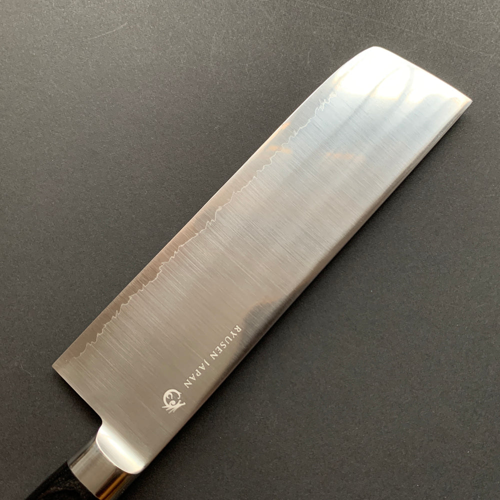 Nakiri knife, SG2 powder steel, migaki finish - Ryusen