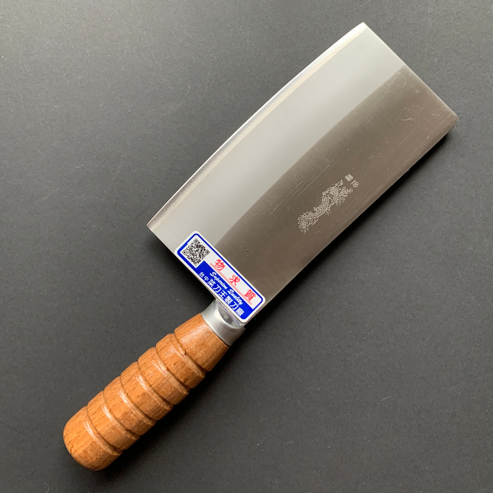Cleaver, AUS 10 core with stainless steel cladding, polished finish - Chopper King