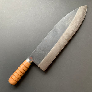 Huge watermelon knife, K5 carbon steel, kurouchi finish - Chopper King