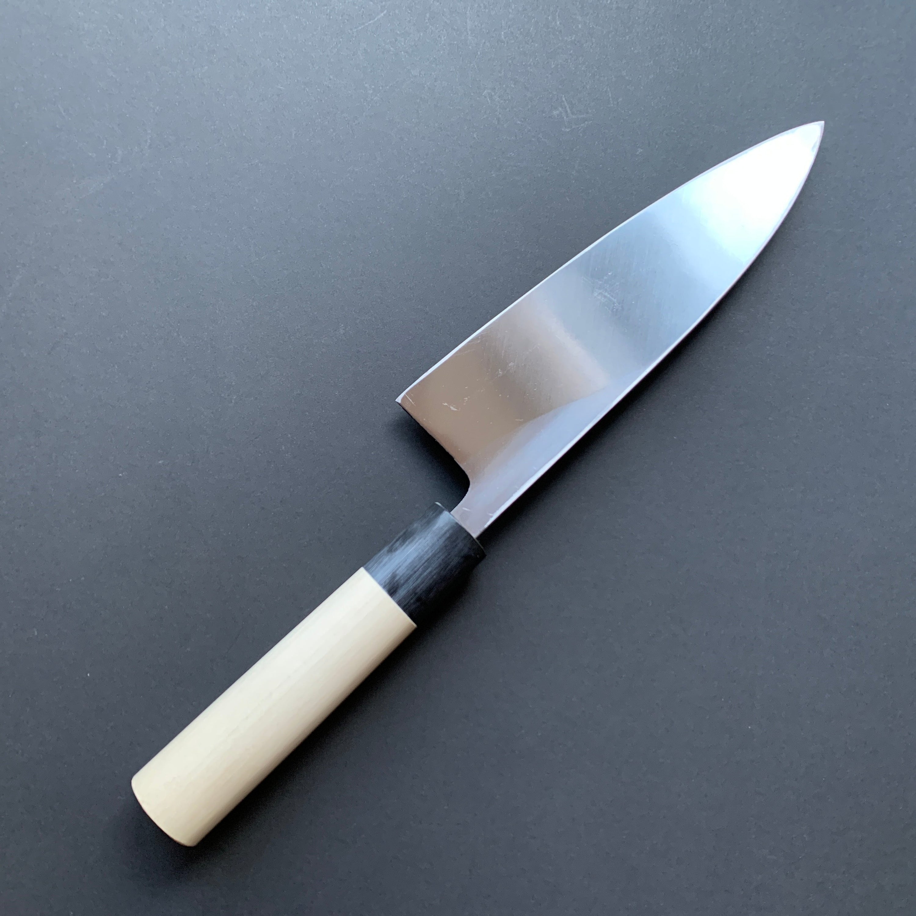 Deba knife, Shirogami 3, polished finish - Sakai Takayuki