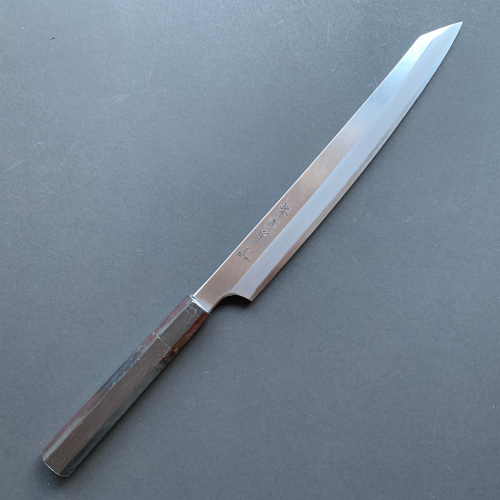 Kiritsuke Yanagiba knife, GInsan stainless steel, Migaki finish - Sakai Takayuki