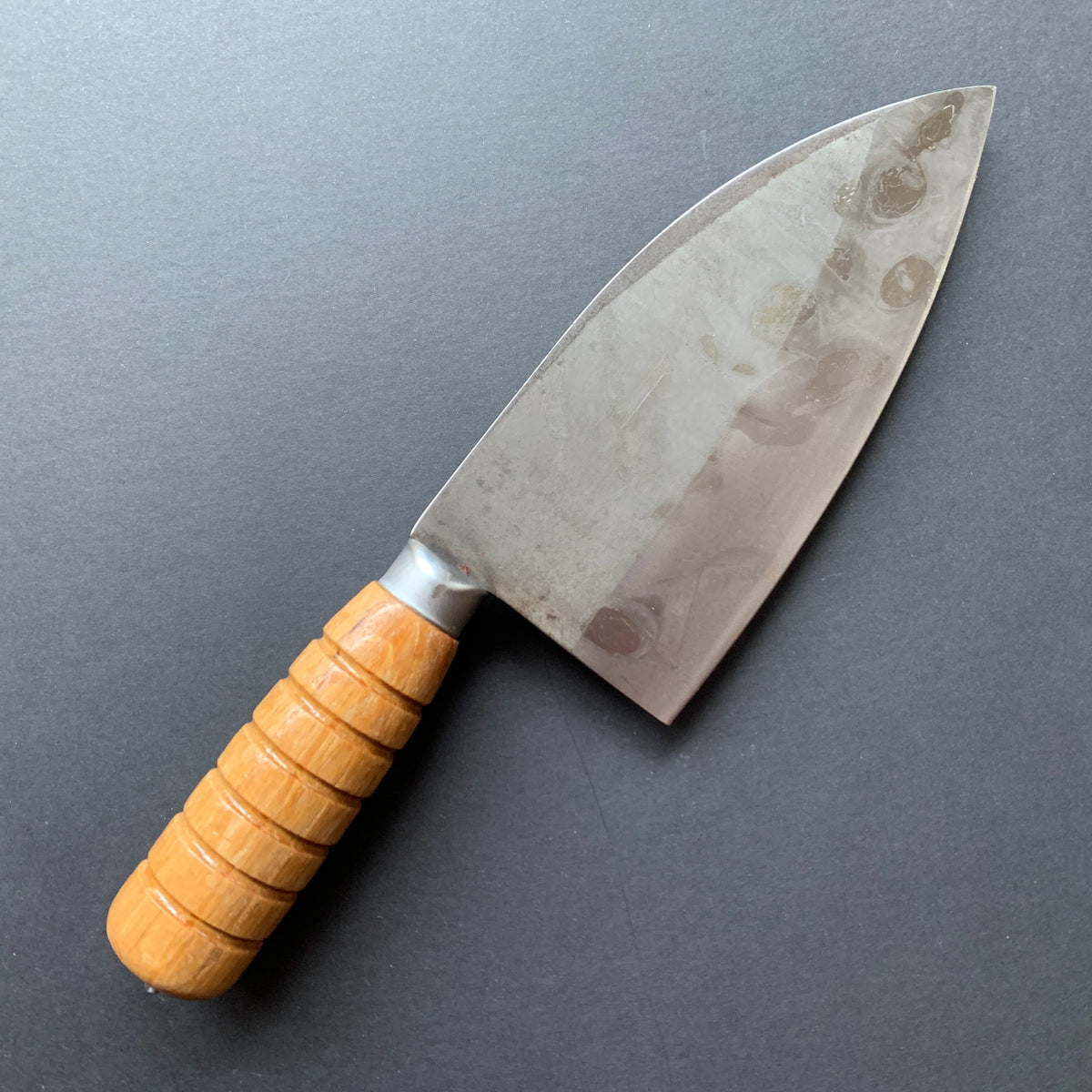 Prep knife, K5 carbon steel, kurouchi finish - Chopper King