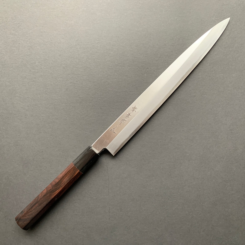 Yanagiba knife, Ginsan stainless steel, Migaki finish - Sakai Takayuki