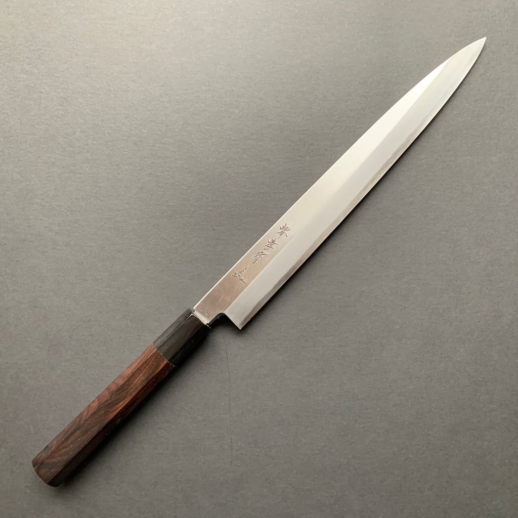 Yanagiba knife, Ginsan stainless steel, Migaki finish - Sakai