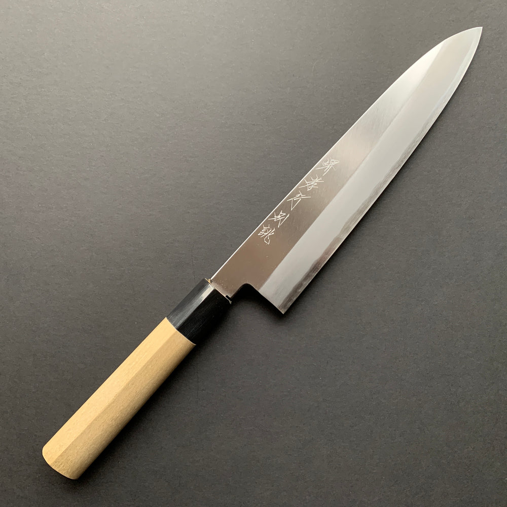 Single Bevel Gyuto knife, Shirogami 2 Carbon steel, Polished finish, Tokujo range - Sakai Takayuki