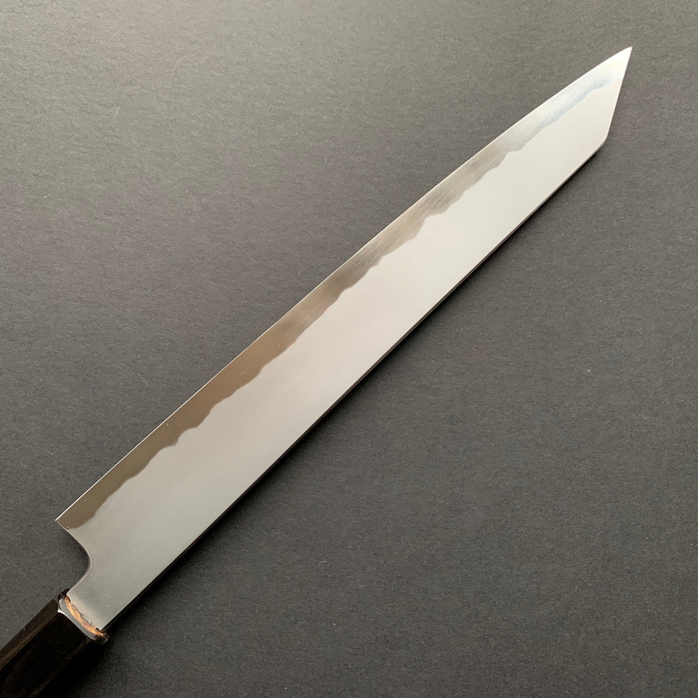 Kiritsuke Sujihiki Knife, Aogami 2 with Iron cladding, Kasumi finish - Tetsujin Hamono