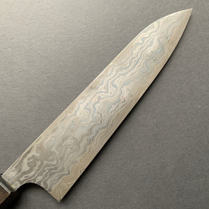 Gyuto knife, coreless Aogami 2 / Shirogami 2 Damascus, Kagetora range - Nigara