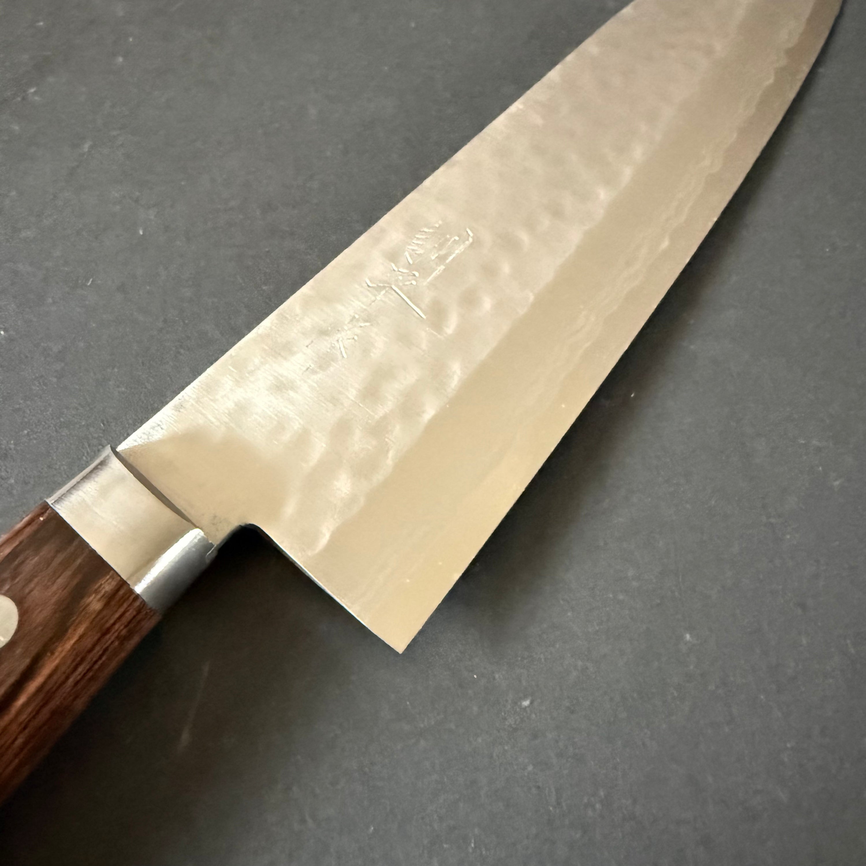 Santoku knife, VG10, Kokuryu Damascus Tsuchime finish - Masutani