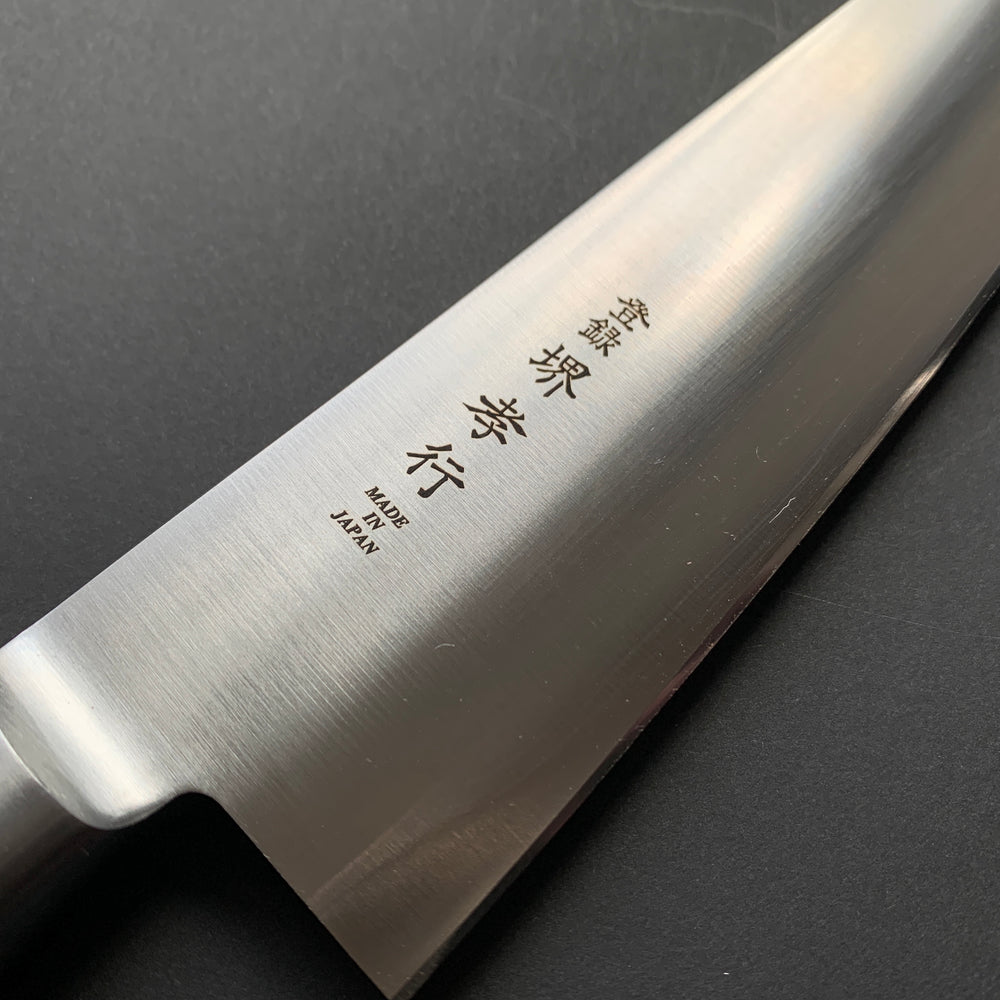 Double bevel Deba knife, SK carbon mono steel, polished finish - Sakai Takayuki