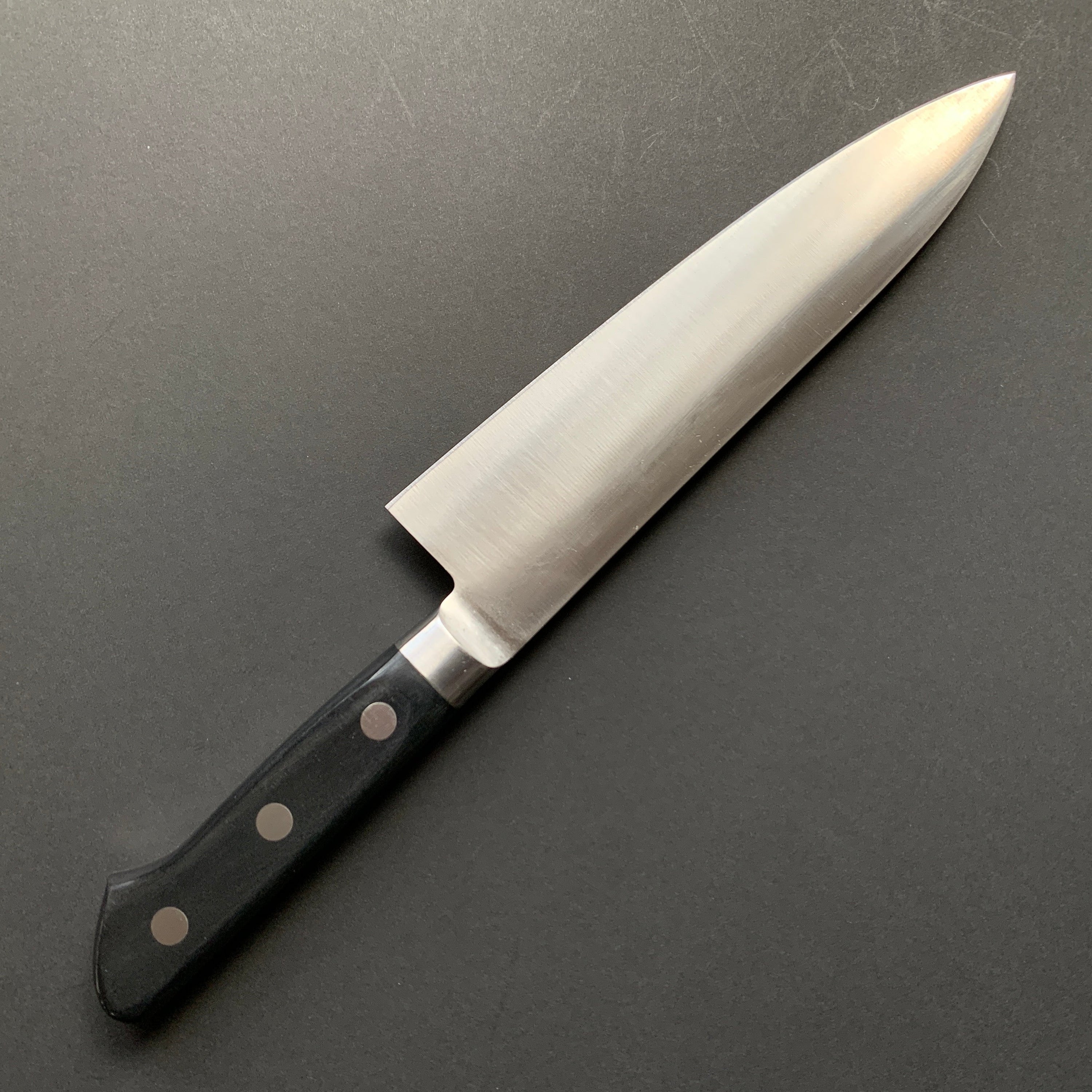 Double bevel Deba knife, SK carbon mono steel, polished finish - Sakai Takayuki