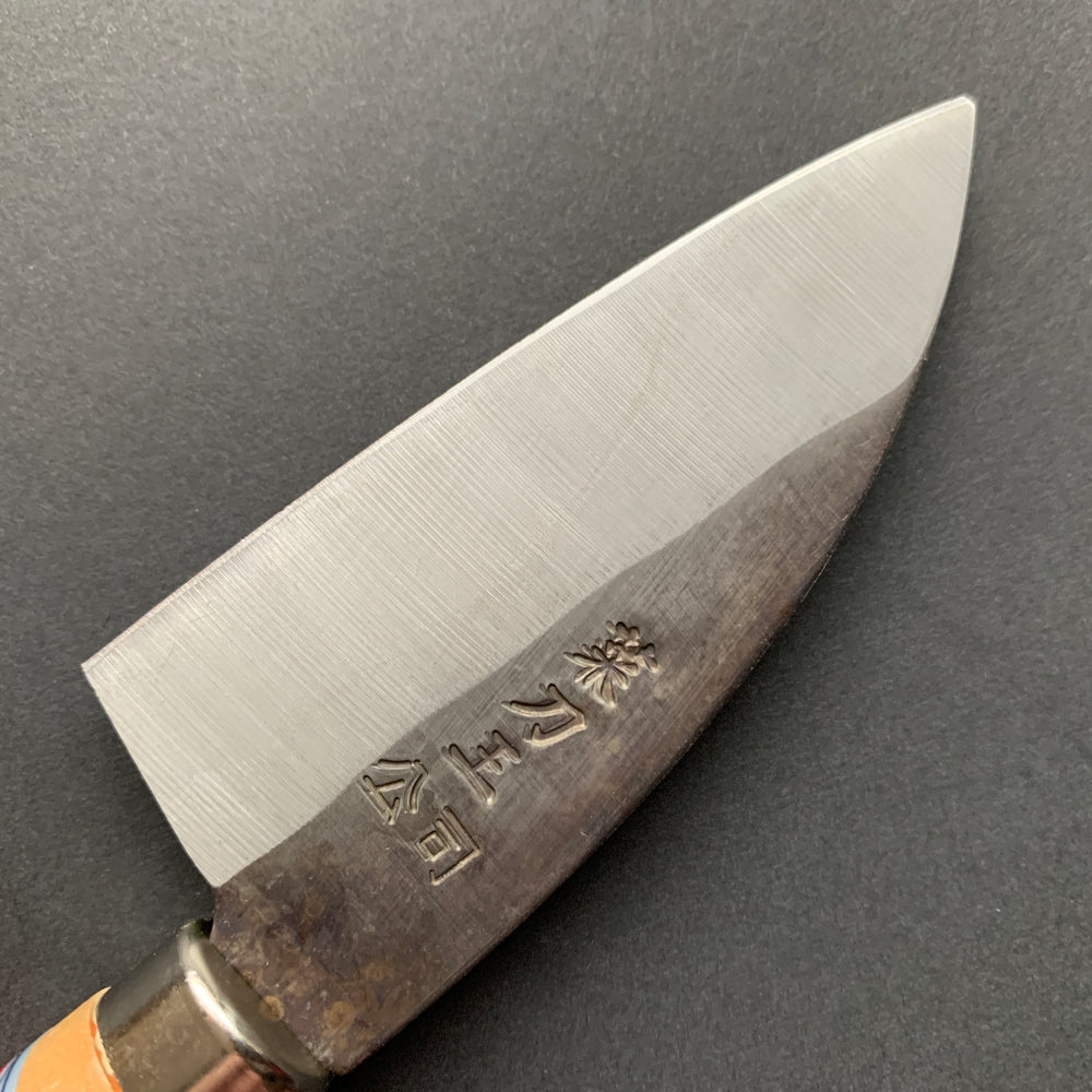 Eel knife, K5 carbon steel, kurouchi finish - Chopper King
