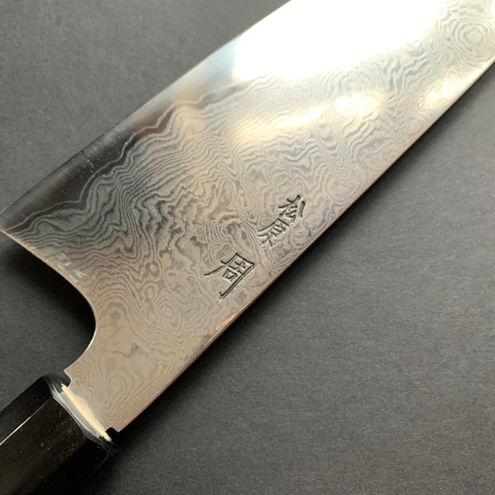 Gyuto knife, ZDP189 Powder Steel, Damascus finish - Matsubara