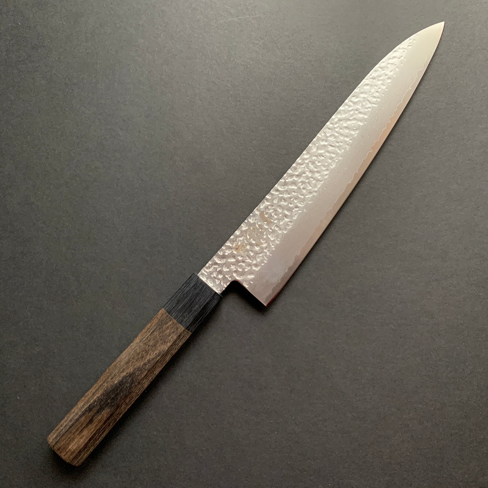 Gyuto knife, VG10 Stainless Steel, Damascus and Tsuchime finish - Ittetsu