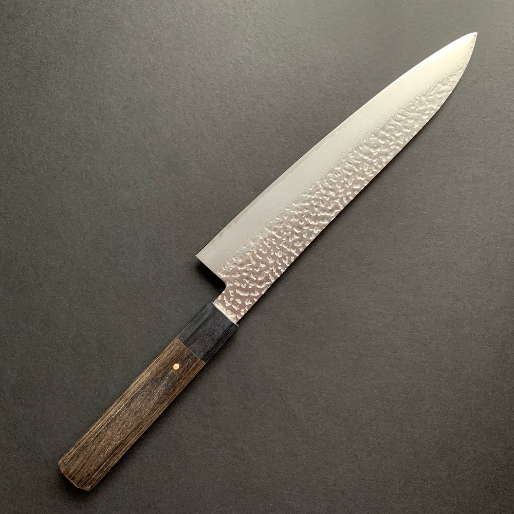 Gyuto knife, VG10 Stainless Steel, Damascus and Tsuchime finish - Ittetsu