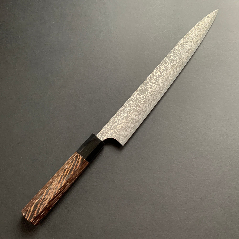 Sujihiki knife, VG10 stainless steel, damascus finish - Kato