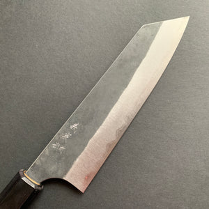 Bunka knife, Aogami super with stainless steel cladding, kurouchi finish - Kato