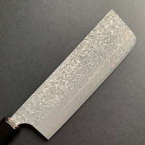 Nakiri knife, VG10 stainless steel, damascus finish - Kato