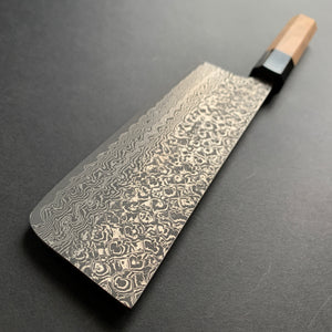 Nakiri knife, VG10 stainless steel, damascus finish - Kato