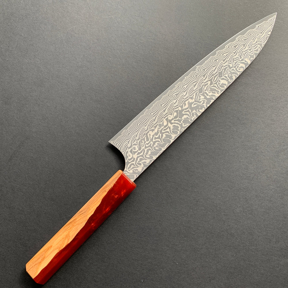 Gyuto knife, SG2 powder steel, damascus finish - Kato