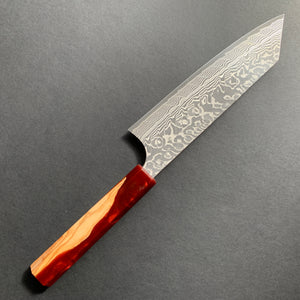 Bunka knife, SG2 powder steel, damascus finish - Kato