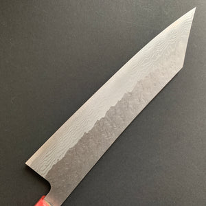 Kiritsuke Gyuto knife, VG10 stainless steel, Tsuchime Damascus finish - Nigara